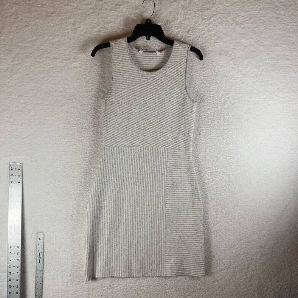 Athleta Womens Chills & Valley Sleeveless Striped Tank Sweater Dress Size S 9635